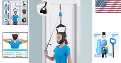 Neck Traction Device Cervical Neck Stretcher for Pain Relief Spine Decompression