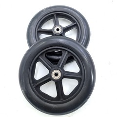2PCS of 8 Inch Wheelchair Replacement Wheels Wheelchair Front Wheel Caster