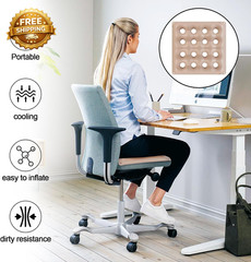 2 Pack Inflatable Seat Cushion Pressure Relief Waffle Cushion for Long Sitting