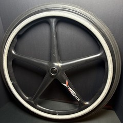 X-Core brand 5-spoke wheelchair wheels 24-inch 1 3/8” Airless Tires