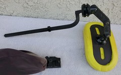 Invacare TDX SP Power Wheelchair Headrest + Cover + Post + Mount + Hardware