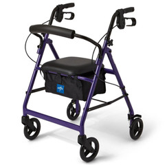 NEW Medline Basic Rollator with 6in Wheels 250lbs Max Weight