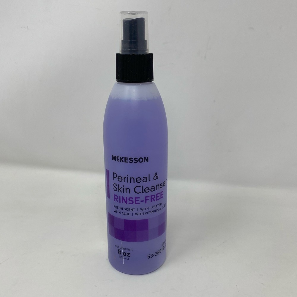 McKesson Perineal Cleanser 8 oz Rinse-Free, Fresh Scent, Purple