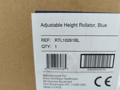 Drive 4-Wheel Rollator 300 lbs. Aluminum 29.5 to 38 inch Handle Height – Blue