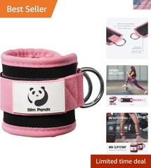 Effortless Transition Ankle Strap for Cable Machines – Pink & Adjustable
