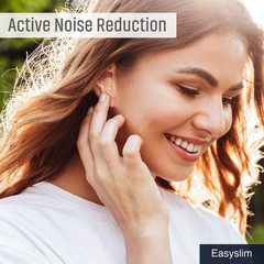 Wireless In-Ear Hearing Amplifier Device Beige Noise Reduction 110dB