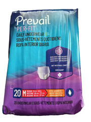 Prevail Per-Fit Adult Daily Underwear Women Medium -34”-46”