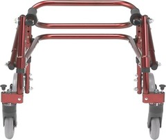 Nimbo 2G Mobility Aid Lightweight Posterior Walker, Extra Small, Castle Red