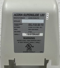 ACORN SUPERGLIDE 120 STAIRLIFT REPLACEMENT LEFT SIDE MOTOR COVER