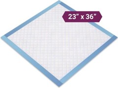 Bulk Savings Pack 300 ct. Disposable Chux Underpads, 23 x 36 Inches, Moderate…