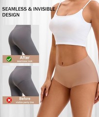 High Absorbency Incontinence Underwear for Women Washable Leakproof Pantie M 3Pc