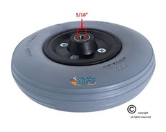 8×2 Caster Wheels For Power and Manual Wheechairs with 5/16″ Bearings