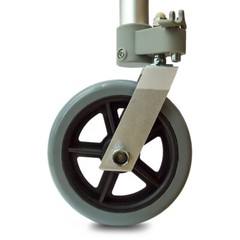 Top Glides Swivel/Lock Walker 5″ Front Wheels Kit with Universal FlexFit Ski