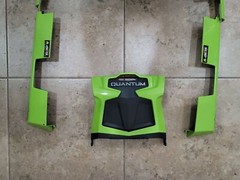 PRIDE Quantum Q6 2.0 ,Ilevel Light Green Accent Shroud With front batteries door