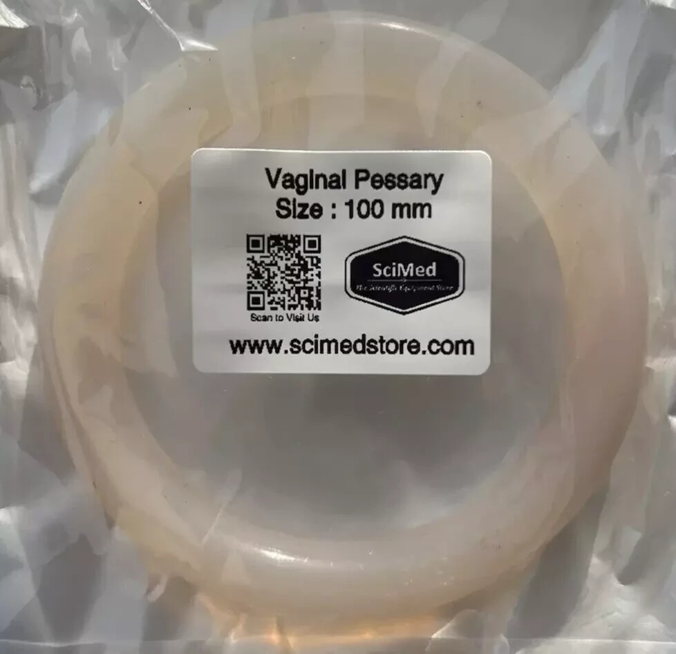 Size 100mm Pessary RING 100% Silicone Pelvic Organ Uterine Prolapse MADE IN USA