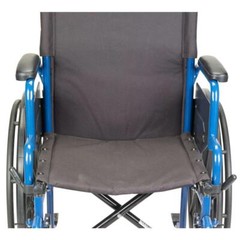 Blue Streak Wheelchair with Flip Back Desk Arms, 18 in. Seat and Swing Away