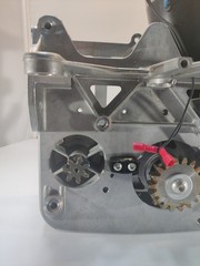 Bruno SRE 3000/3050 Stairlift Motor Brake Gearbox Assembly with frame and wiring