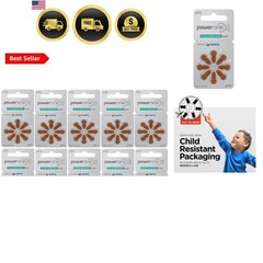 Size 312 Hearing Aid Batteries 80 Batteries