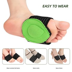 1Pair Elastic Orthopedic Insole Flat Foot Corrector Arch Support Pain Relief Pad