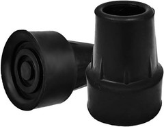 Reliable Metal Reinforced Rubber Cane Tips for 3/4 Inch Shafts – Pack of Two