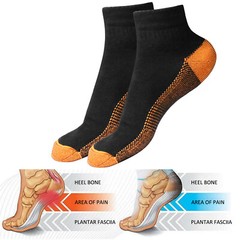 1-5PairInfused Plantar Fasciitis Socks Compression Foot Arch Support Pain Relief