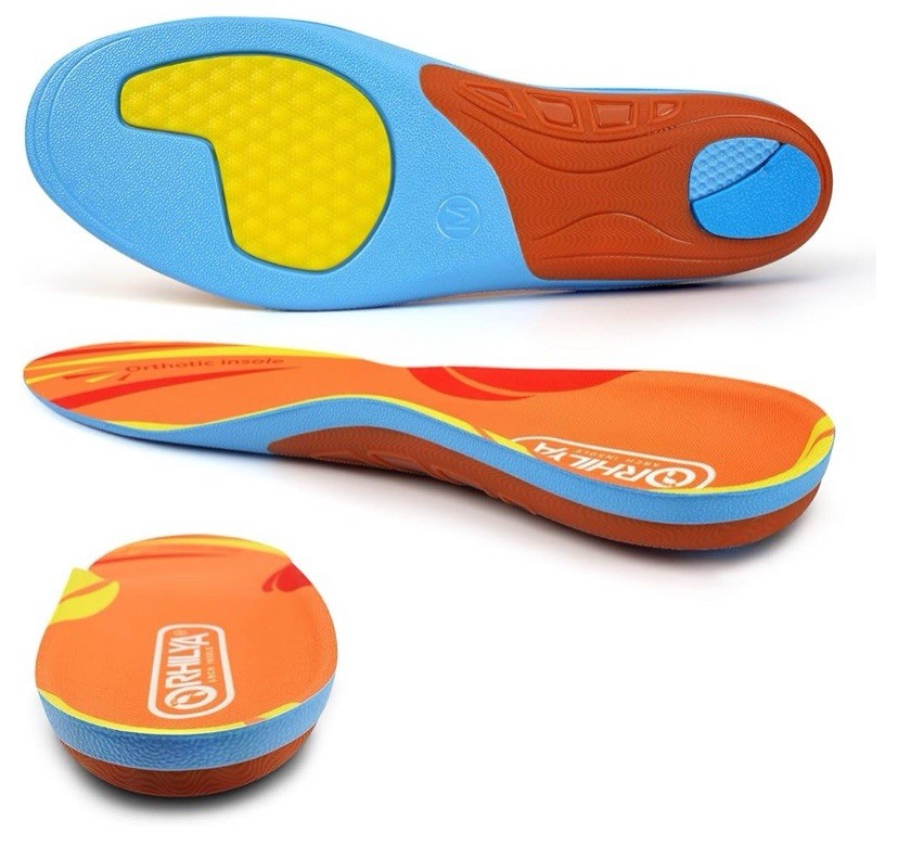 Arch Supports Comfort Flat Fleet Orange XL (Men 12 – Women 14-15.5