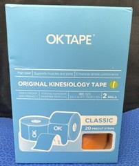 OK TAPE PRO Kinesiology Tape – 2inch x Long Roll 16ft Free Cut Tape – 2 Rolls