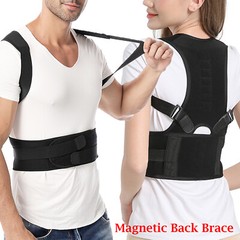 Men Women Magnetic Posture Corrector Adjustable Back Support Brace Belt