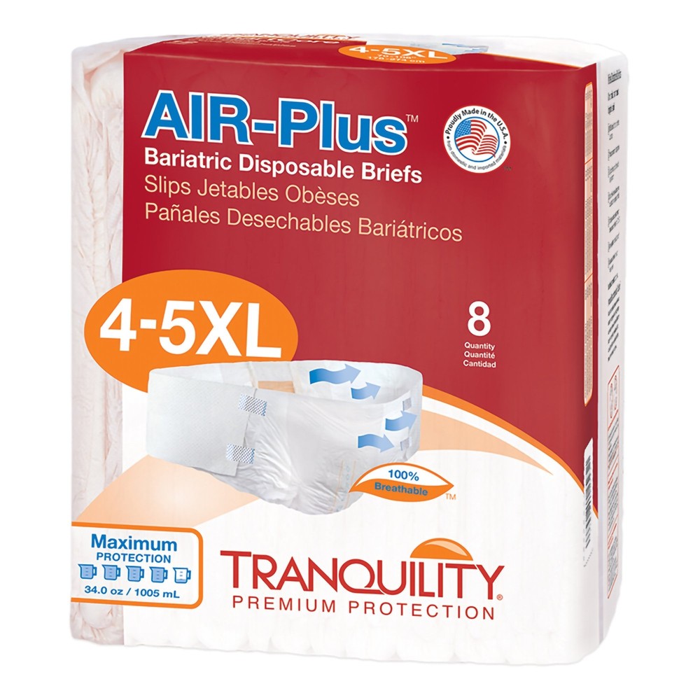 Tranquility Incontinence Brief Bariatric 2195 Maximum 32 Ct