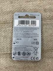 Power-One P13 1.45V Hearing Aid Batteries – 6 Pack