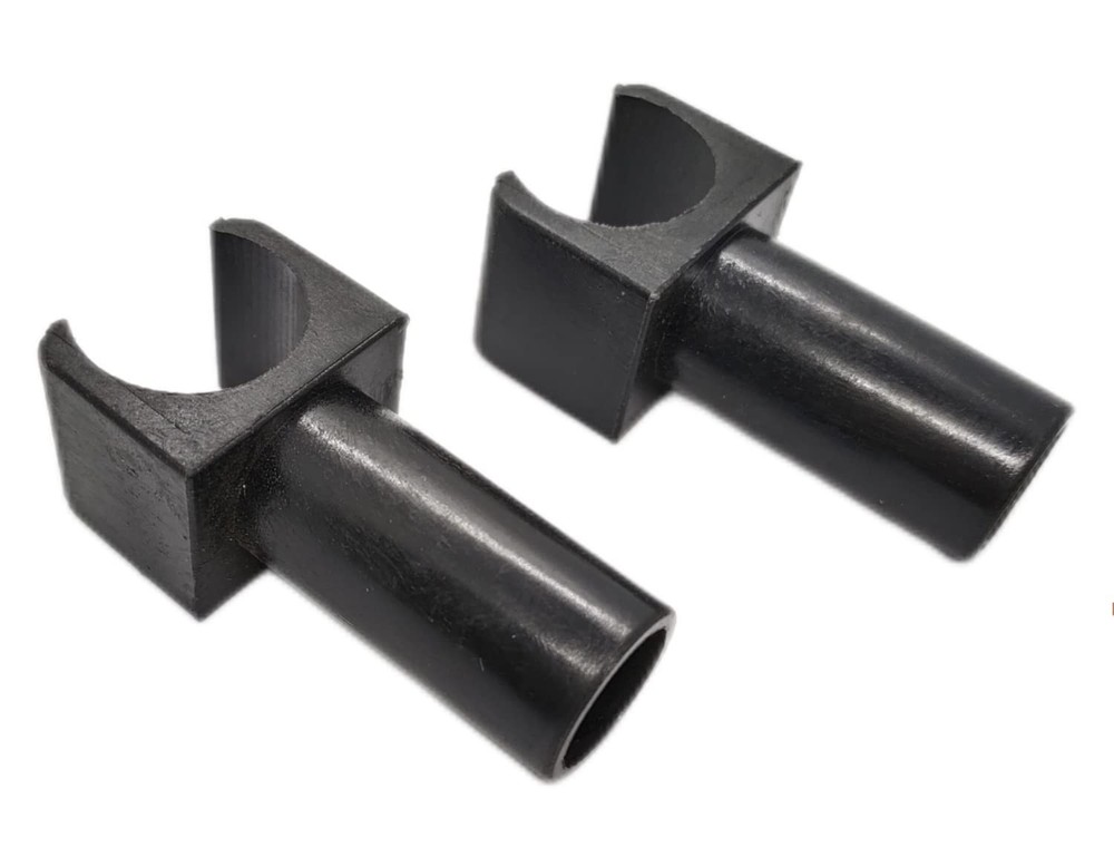 ComsenMed Wheelchair Seat Rail Guide,Fits 7/8 Inch 19MM (3/4″), Black