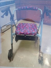 NOVA Journey Steel Rollator Walker – 17lbs 6″ Wheels, Purple – Open Box