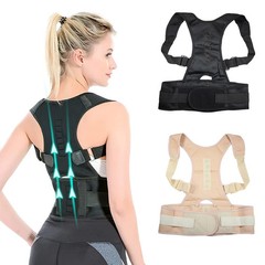 Posture Corrector Support Magnetic Back Shoulder Brace Belt Band For Men Women