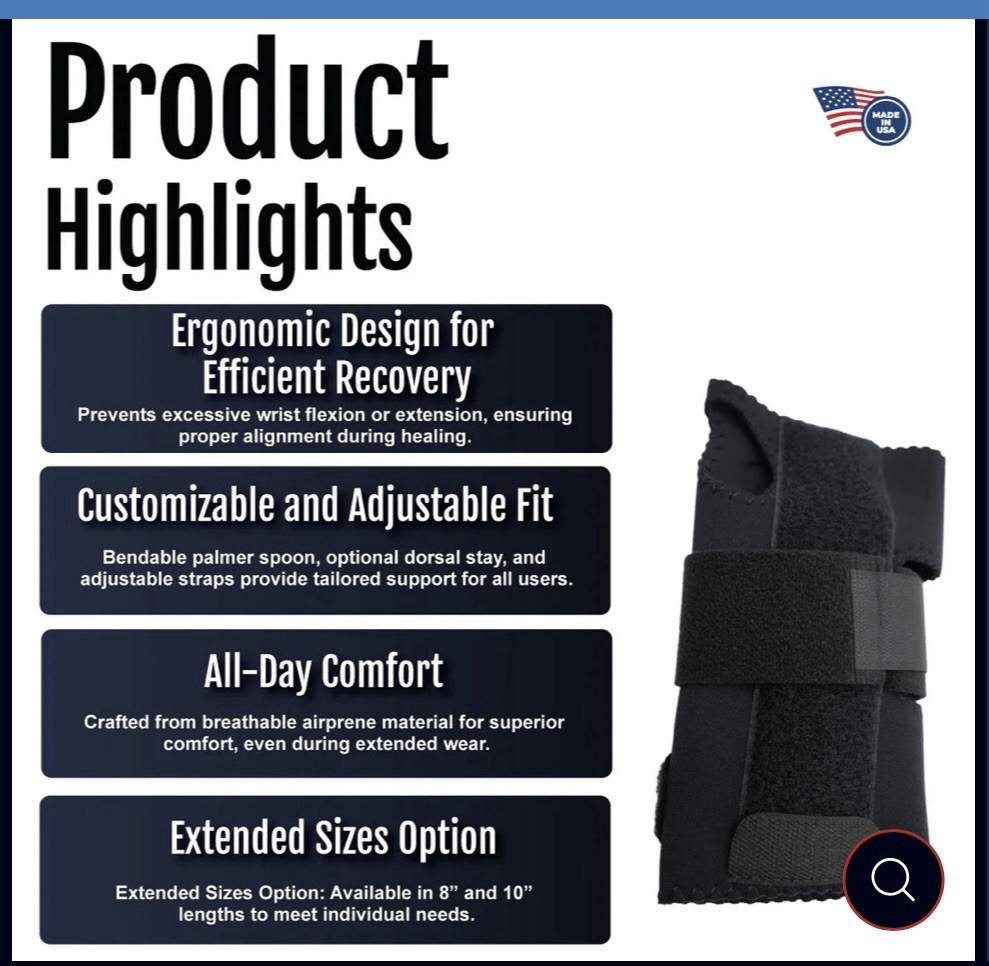 Rcai Wrist Extension Brace Right Large