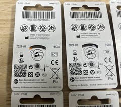 Varta Power One PR48 Hearing Aid Batteries – Size 13 – Expire 01/28 – Lot Of 33