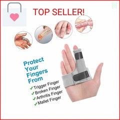 Sumifun Finger Brace, Trigger Finger Splint for Index Middle Ring Pinky Finger A