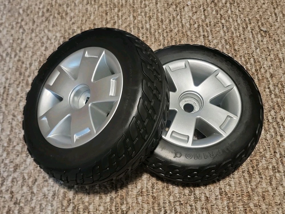 Primo Rear Wheels Tires 10.75×3.6 P-124 Solid Foam Jazzy Victory 10 Scooter 2RW