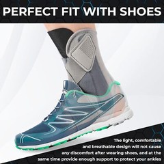 Drop Foot Ankle Brace Support Stabilizer Guard Compression Sprain Pain Relief TH
