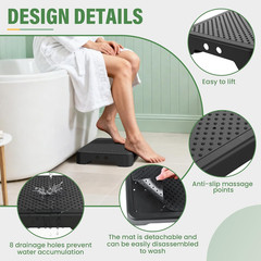 SOYO Mobility One Step Stool, Heavy Duty Indoor Outdoor Non-Slip Small Step Plat