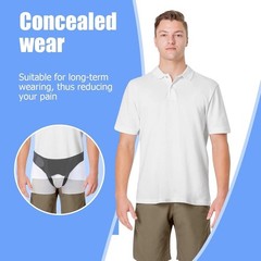 Hernia Support Belt Men Truss For Inguinal With 2 Removable Compression Pads US