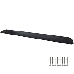 Extendable Curb Ramp for Driveway Garage 3 Pack Rubber Threshold Car Bridge