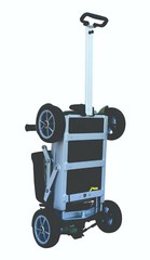 Folding Scooter Only 37 lbs, 250 lb Cap 7-10 Miles Warranty BLUE EV Rider Gypsy