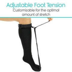 NEW Plantar Fasciitis Stretch Night Sock – Black