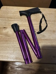 RMS Royal Medical Solutions 29-38″ Height Adjustable Walking Cane – Purple
