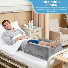 Leg Elevation Pillows for After Surgery, Ergonomic Keeps Knee Straight, Adjus…