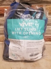 Vive Patient Lift Sling with Opening 48″x30″ 400Lb Capacity – Lifting Aid Straps