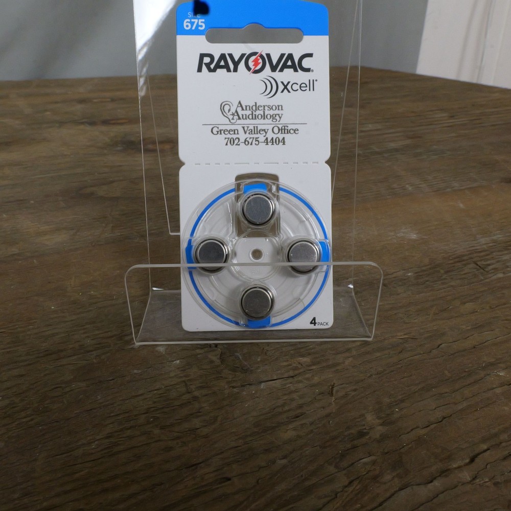 Rayovac Xcell Hearing Aid Batteries 675 Zinc Air 4 Pack Sealed Multiple Bulk Box