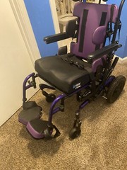 Sunrise Medical Quickie Iris 16” X 22” Tilt In Space Wheelchair