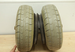 PAIR Belt Drive Wheels Tires for 21st Century Off-Road Power Chairs Bounder Plus