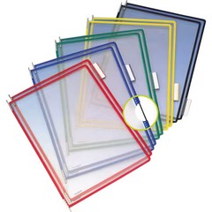 Tarifold Document Display Pockets,Multicolor,PK10 P090 Tarifold P090